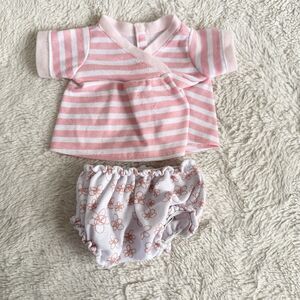 Manhattan Toy Company Wee Baby Stella Pink Striped Replacement Soft Doll Clothes